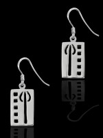 Schottischer Schmuck Ohrhaenger Mackintosh Tulip