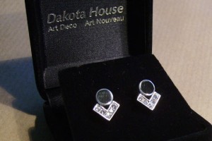 Elegante Art Deco Ohrstecker 925 Silber