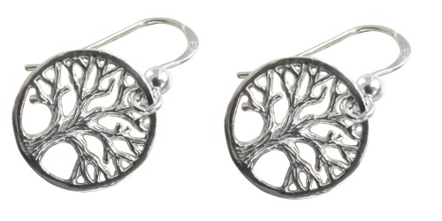 Ohrringe Lebensbaum 925 Silber in hübscher Geschenkbox