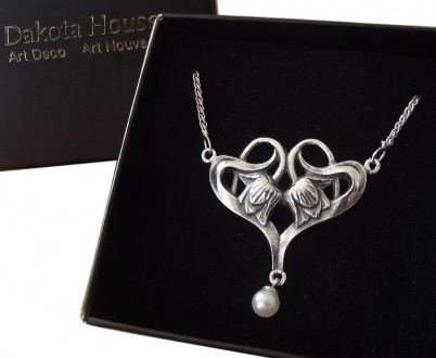 Jugendstil Halskette Maigl�ckchen