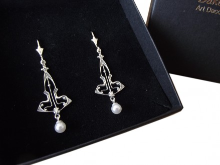 Ohrringe 925 Silber Perlenabh�ngung