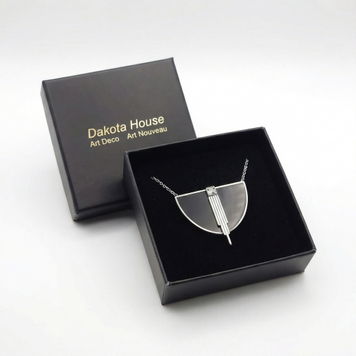 Stilvolles Art Deco Collier 925 Silber