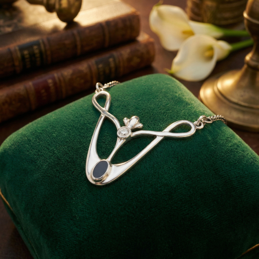 Kette Halskette Jugendstil im Stile von Archibald Knox