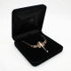 Antik Halskette Kette Collier Schmetterling mit Opalen und Perle