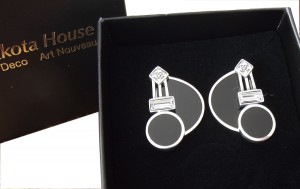 Zeitlose Art Deco Ohrringe, wundersch�n