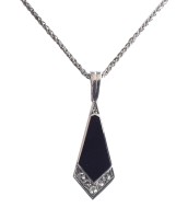 Schmuckset 925 Silber im typischen Art Deco Stil
