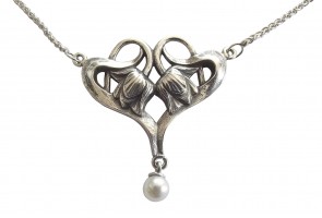 Jugendstil Halskette Maigl�ckchen