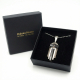 Halskette 925 Silber mit Onyx Markasiten Art Deco Stil 1930
