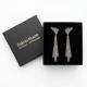 Damen Ohrringe 925 Silber mit Markasiten Roaring Twenties