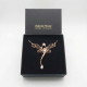 Collier Schmuck Jugendstil M�rchenfigur 925 Silber rose vergoldet Opal Perle
