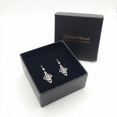 Jugendstil Ohrstecker mit Aquamarin