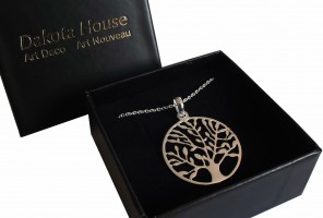 Halskette Anhänger Lebensbaum 925 Silber