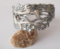 Jugendstil Armreif Meerjungfrauen