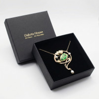 Jugendstil Halskette Seerose