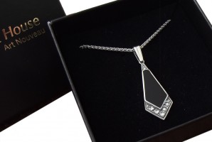Halskette im Art Deco Stil