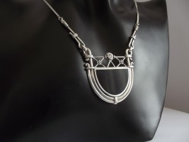 Erlesenes Art Deco Collier in 925 Silber