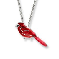 Halskette Roter Kardinal 925 Silber